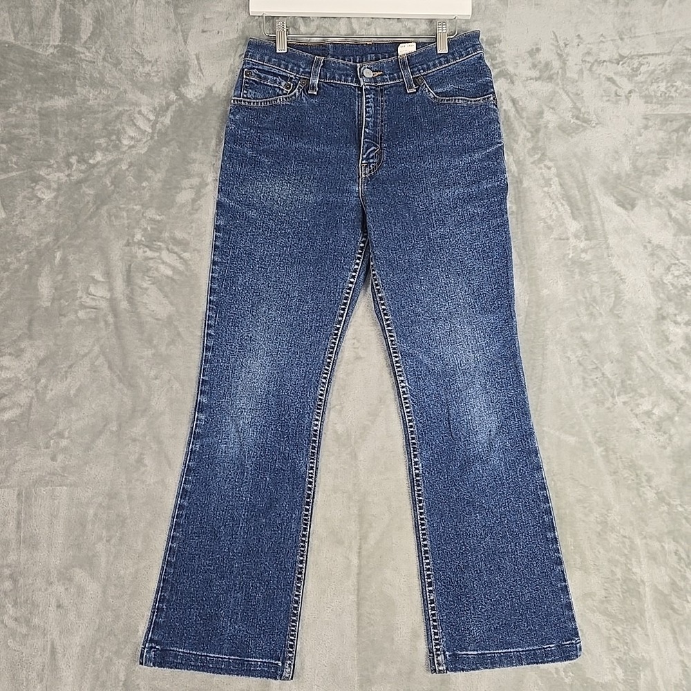 Vintage Levi's 517 Boot Cut Slim Fit Denim Jeans Size 9 S JR (28x26) USA